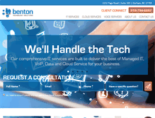 Tablet Screenshot of bentontechsolutions.com